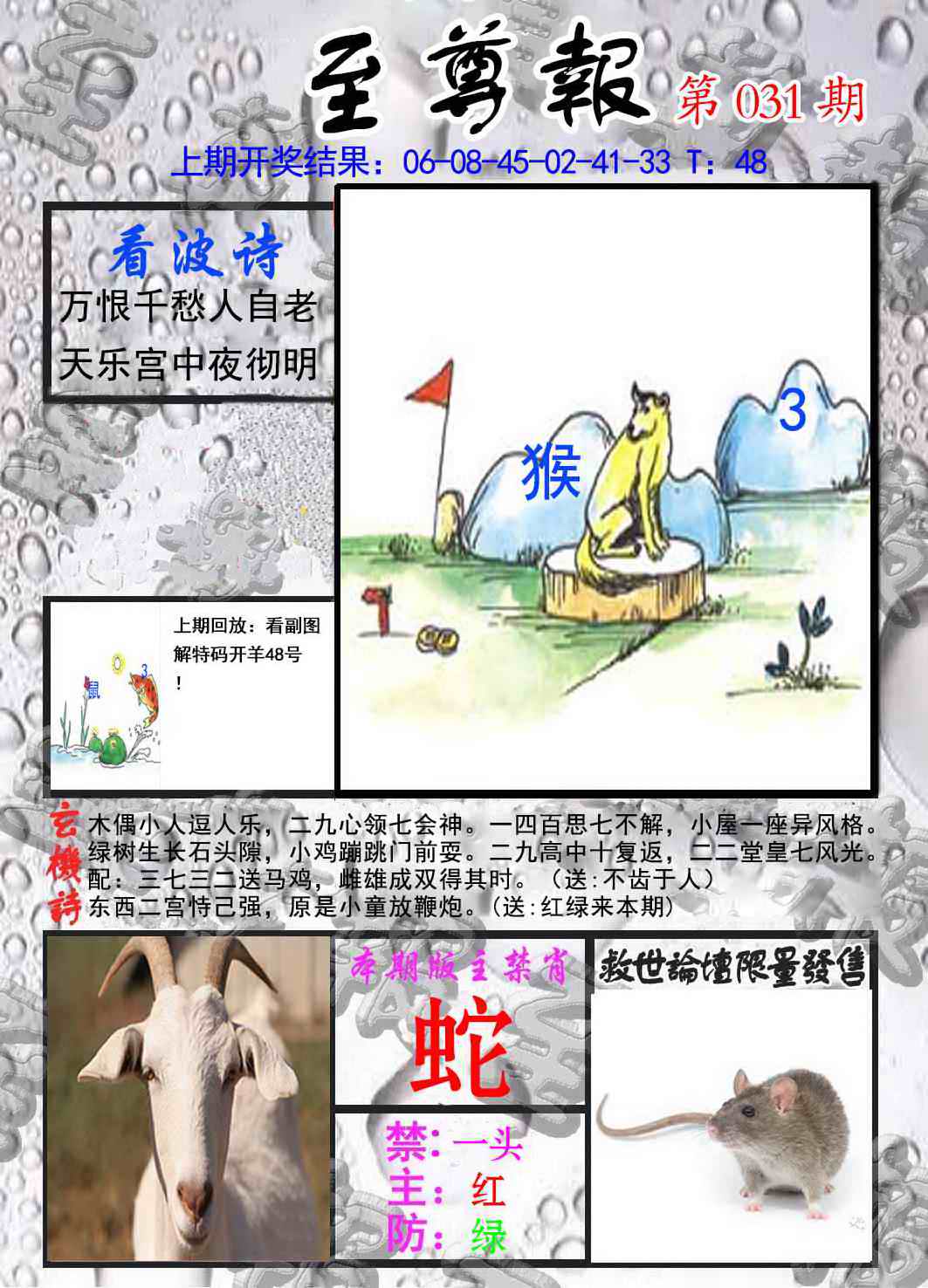 031期至尊报[图]
